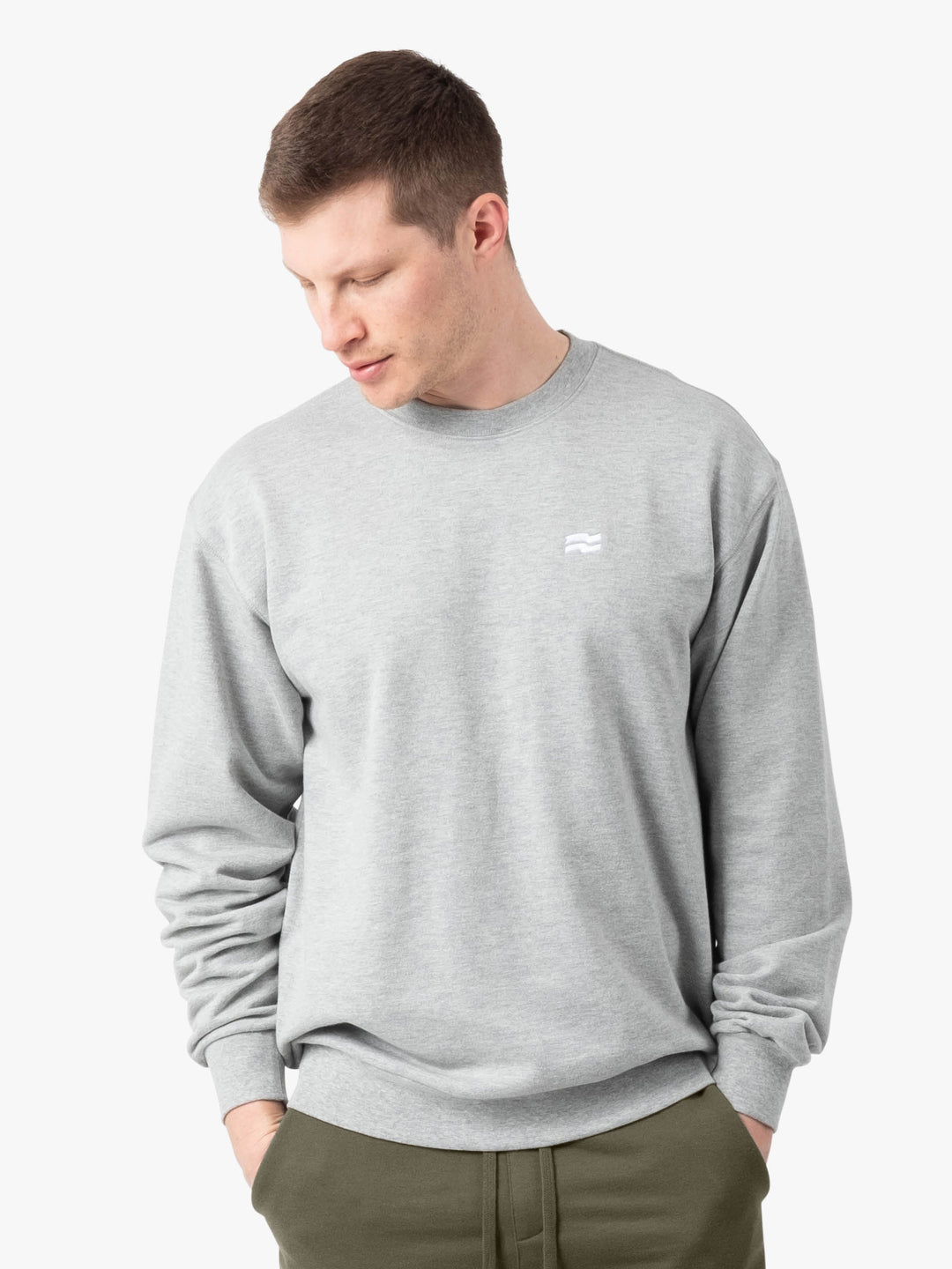 Base Oversized Crewneck – STRIKE MVMNT