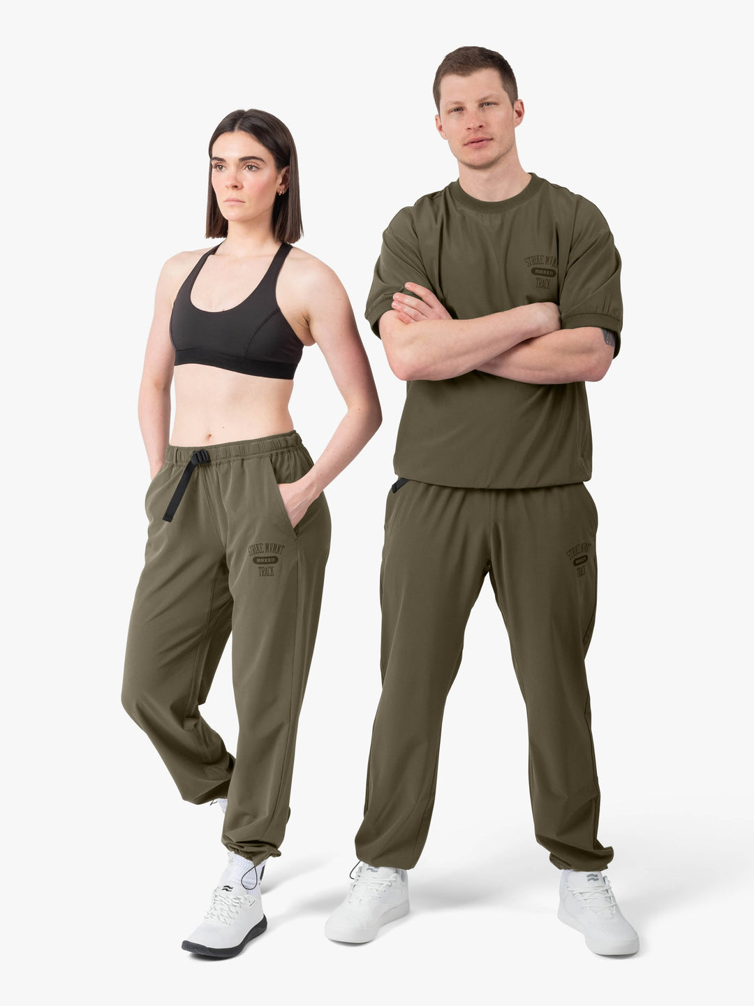 GAFH Color Block Track PNT オリーブ GAFH Color Block Track PNT オリーブ Olive Colour Block Track