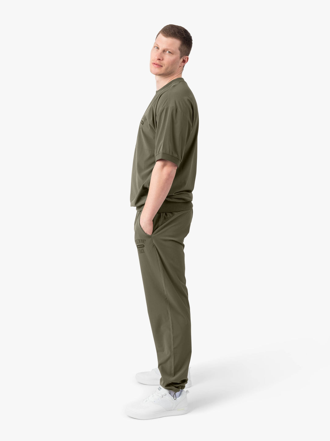 GAFH Color Block Track PNT オリーブ GAFH Color Block Track PNT オリーブ Olive Colour Block Track