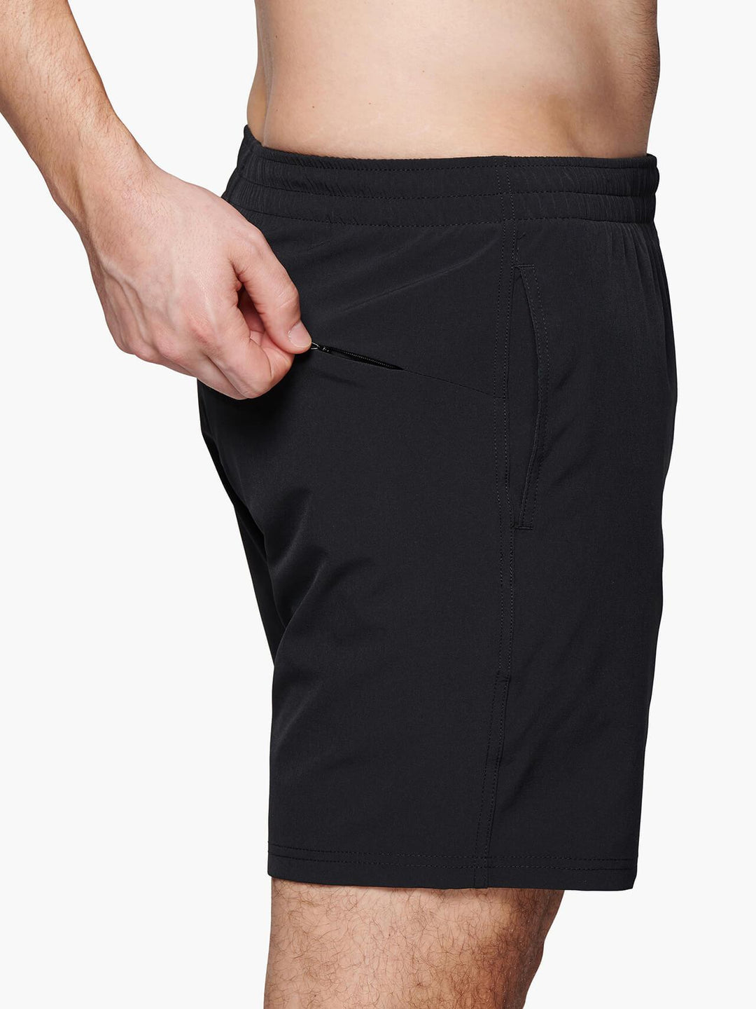 Key Shorts| Men's Swim-Ready Training Short in Black