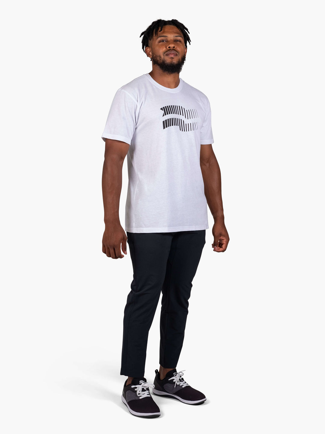 Men's Timeless T-Shirt | Velocity print in Classic White – STRIKE