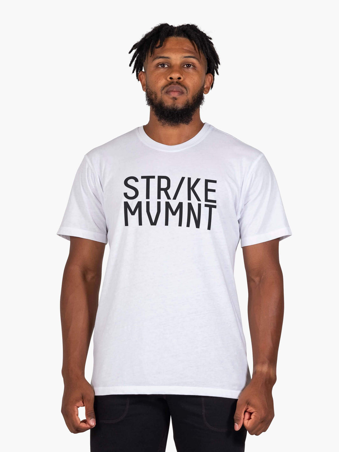 Men's Timeless T-Shirt | Corp Stack in Classic White – STRIKE MVMNT
