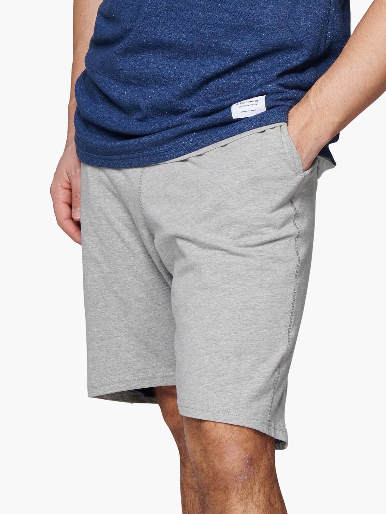 Men's Basketball Shorts | Reversible League Grey Blue Jersey