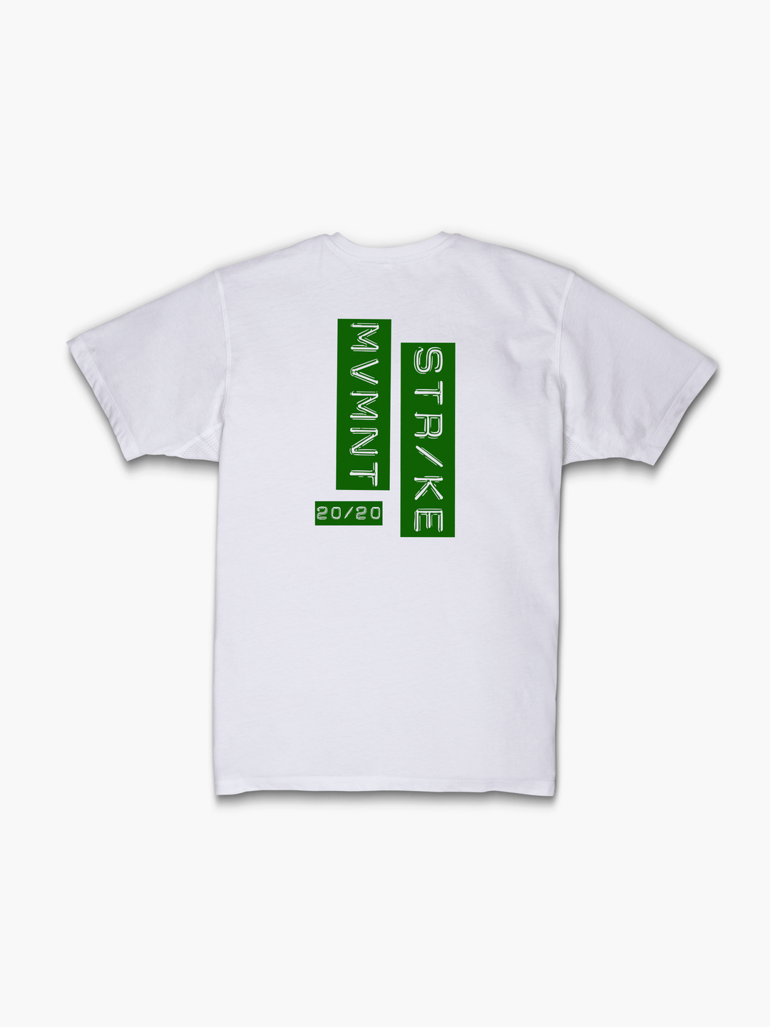 Men's Timeless T-Shirt | 20/20 Vision in white / green – STRIKE MVMNT